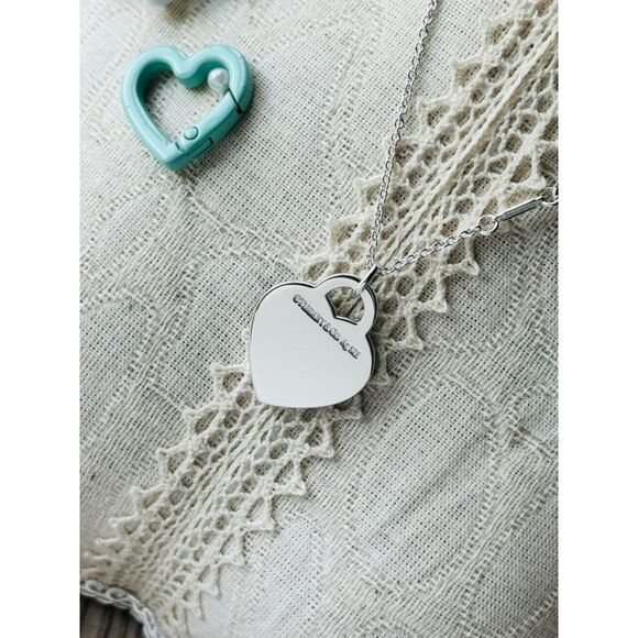 NEW Tiffany & Co Blue Splash Charm Pendant in silver, Medium - Picture 2 of 3